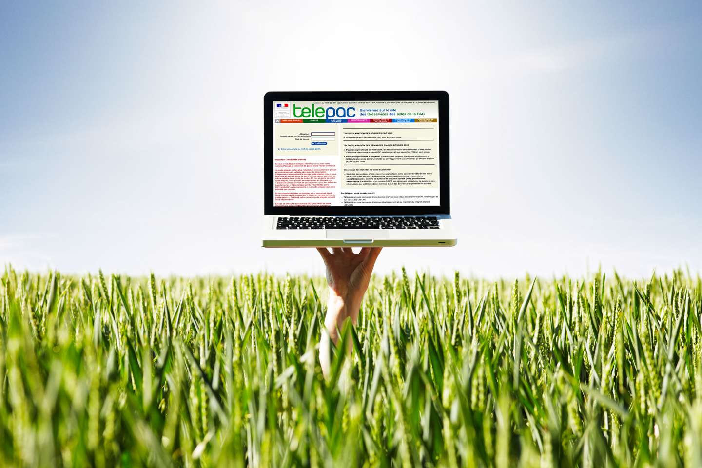 Exploitants agricoles : les modalités d’accès à Telepac sont simplifiées