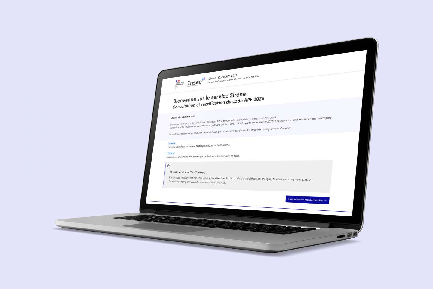 Prenez connaissance de votre nouveau code APE !